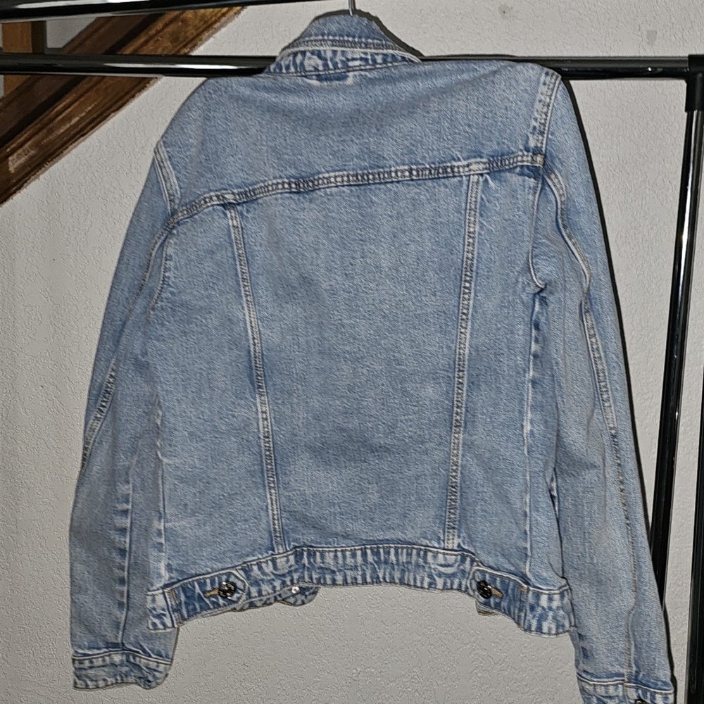 Zara Denim Jacket Basic Dept Jean Jacket Womens S… - image 2